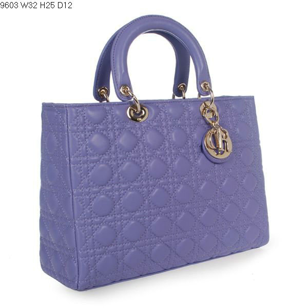 jumbo lady dior lambskin leather 9603 light purple